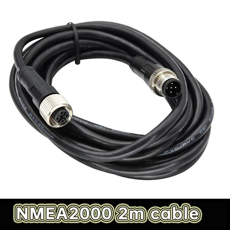 Convertidor multifunción NMEA2000, convertidor NMEA 2000 Cables DC 9-30V ABS, conector tipo T, 3 puertos, 6 puertos, accesorios para coche