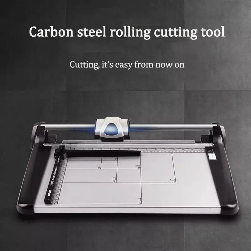 Cuchillo de papel rodante de acero al carbono 3051, máquina de división de fotos de identificación, recortadora de fotos de papel de precisión, cortador de permisos de trabajo de cuero