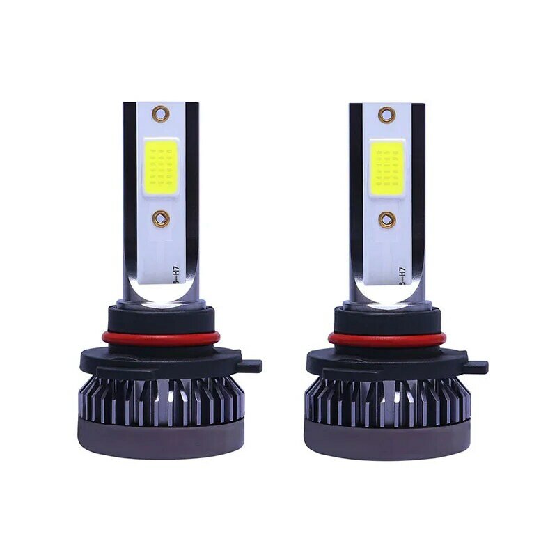 2pcs mini 1400w led scheinwerfer lampen umbaus atz nebel fahr licht hi-low lampen drl 6000k weiß-stecker und