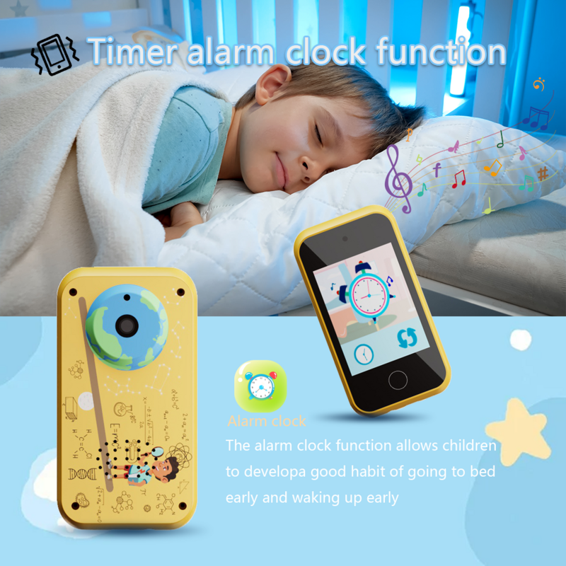 Jouet de téléphone intelligent avec musique et son pour bébé, jouet de sommeil avec simulation pour enfants