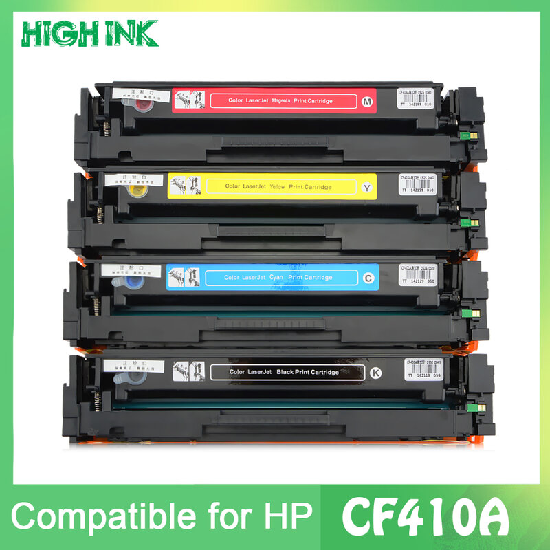 1 conjunto Compatível Toner CF410A CF410 CF411A CF412A CF413A para HP Cor LaserJet Pro MFP M477fnw M477fdw M477 Impressora