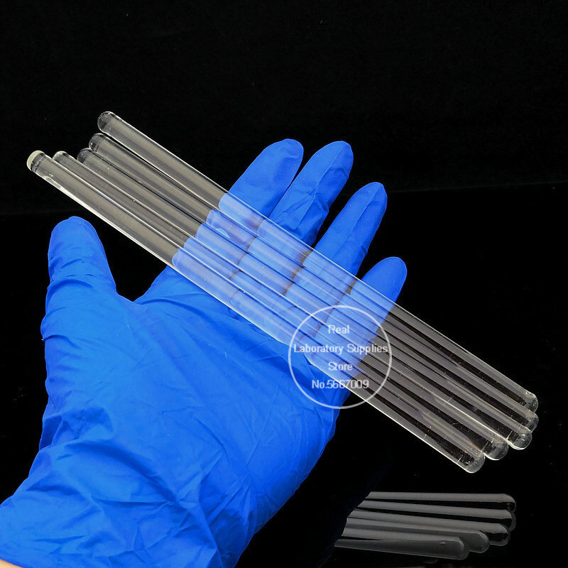 5 pz 10 pz Lab bacchette di agitazione in vetro borosilicato 5/7/8/10mm diametro 100/150/200/300/350/400mm lunghezza agitatore agitatore