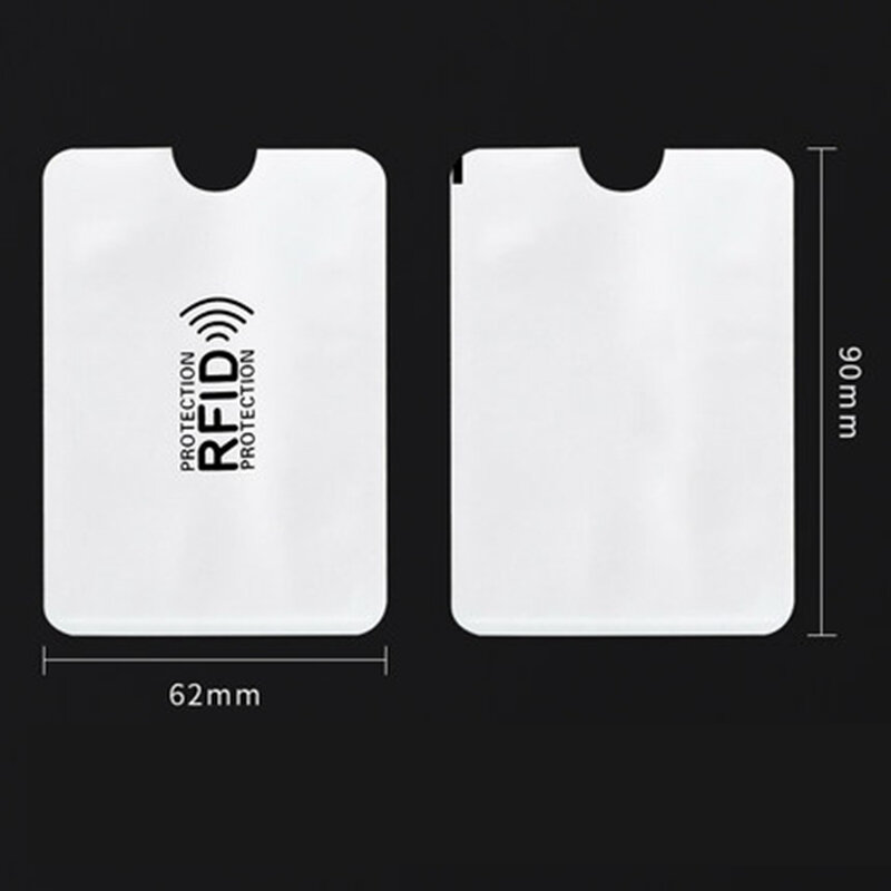 NFC RFID 차단 카드 보호 신용카드 홀더, 알루미늄 스캔 방지 슬리브, 신용 은행 ID 카드 보호대 커버 핸드백, 5 개