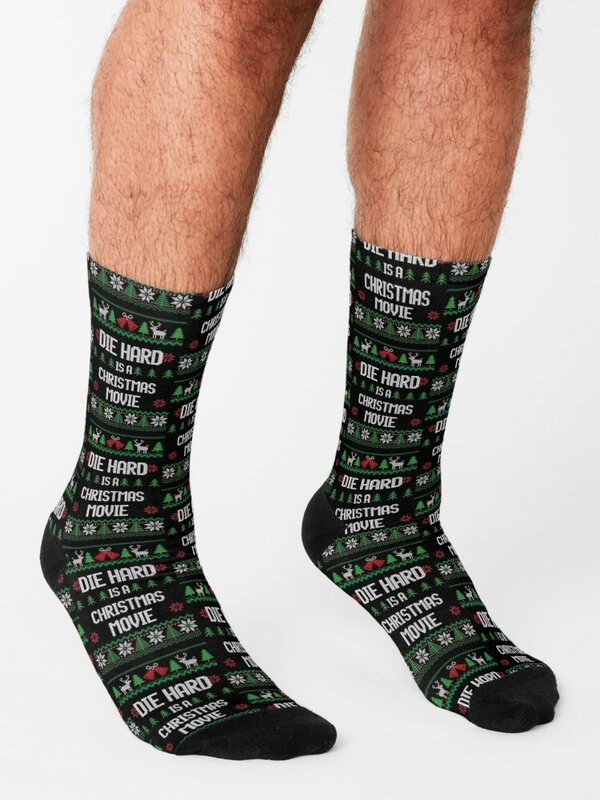 Die Hard is a рождественские носки из фильма, индивидуальные носки, спортивные носки, носки, короткие носки, носки для женщин и мужчин