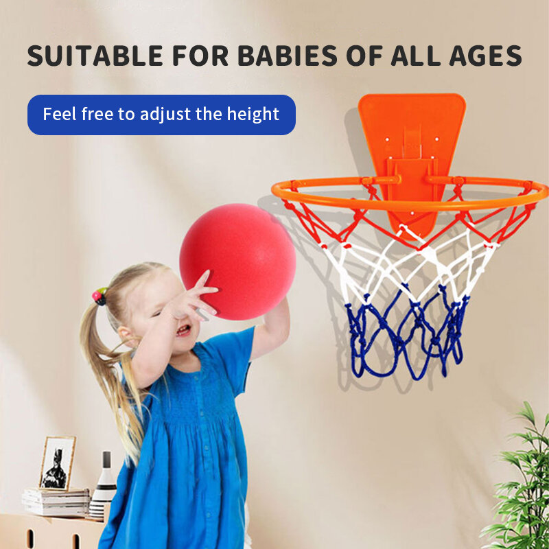 Diameter 24/22/18cm Silent sangat kepadatan tinggi busa olahraga bola dalam ruangan bisu basket lembut elastis bola anak-anak olahraga permainan mainan