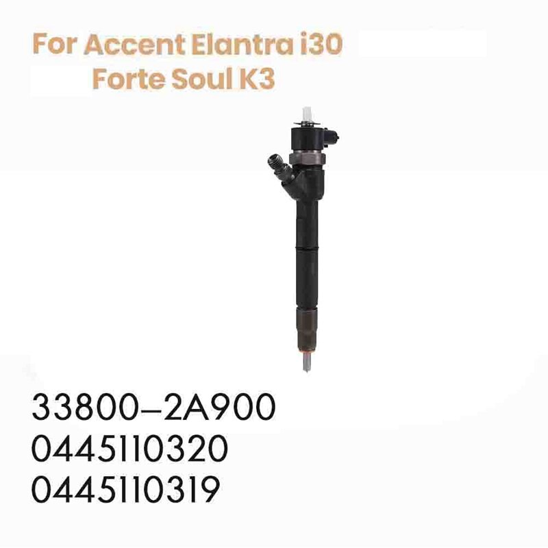 Inyector de combustible diésel CRDI 33800-2A900 0445110320 para Accent Elantra Forte Soul Elantra boquilla de inyector Common Rail