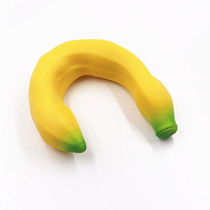 Rozciągliwa zabawka bananowa wyciska zabawki typu Fidget odprężająca dla dzieci, antystresowa, elastyczna gumowa zabawka