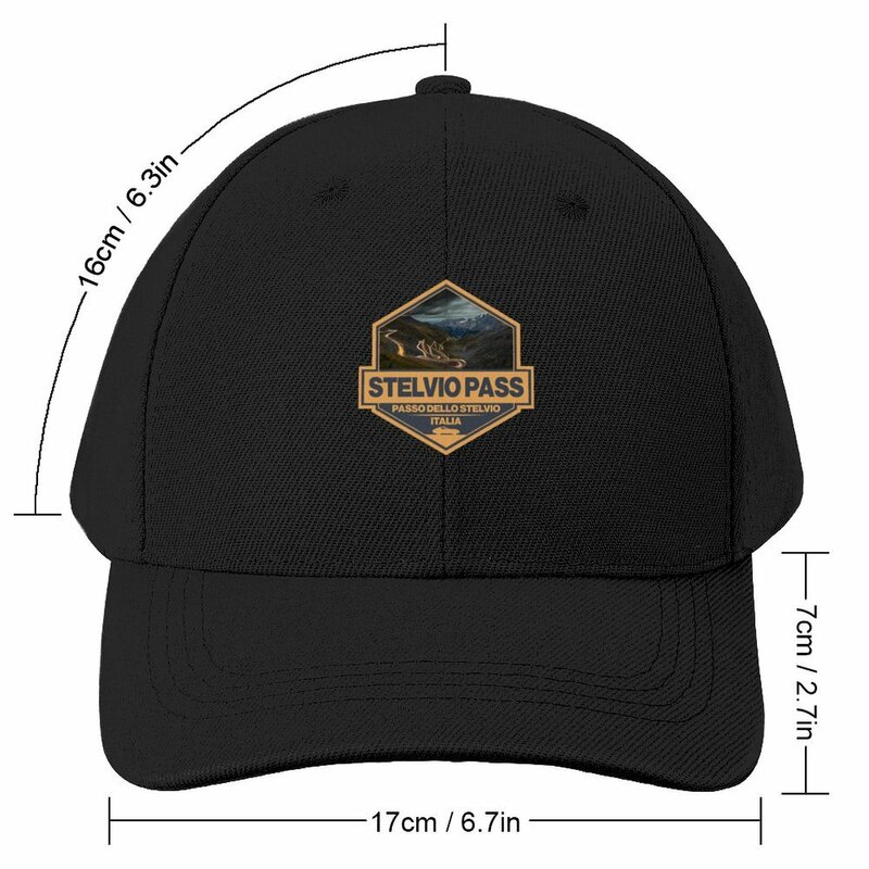 Stelvio Pass Passo bello Stelvio Travel Art Badge berretto da Baseball cappello da spiaggia cappello da pesca uomo donna