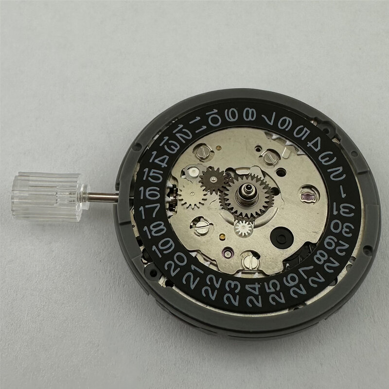 NH34/NH34A Черный Дата автоматические часы Movt Замена Комплект механический механизм Высокая точность 9 часов Корона