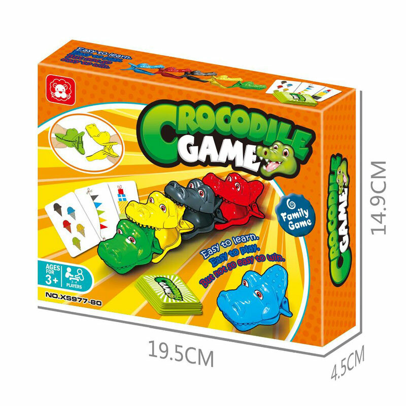 Interesting Educational Learning Color Matching Crocodile Children's Board Games For 3+ Kids