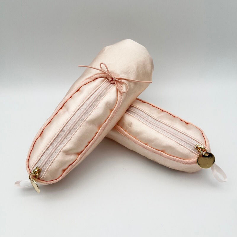 Ballerine creative design girl heart makeup bag custodia per cancelleria femminile astuccio per studenti