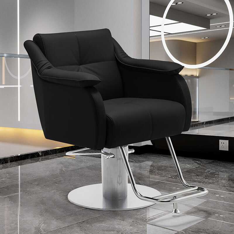 Cadeiras ergonômicas do barbeiro para o cabeleireiro, Silla composição confortável, mobília luxuosa, estilista facial, beleza