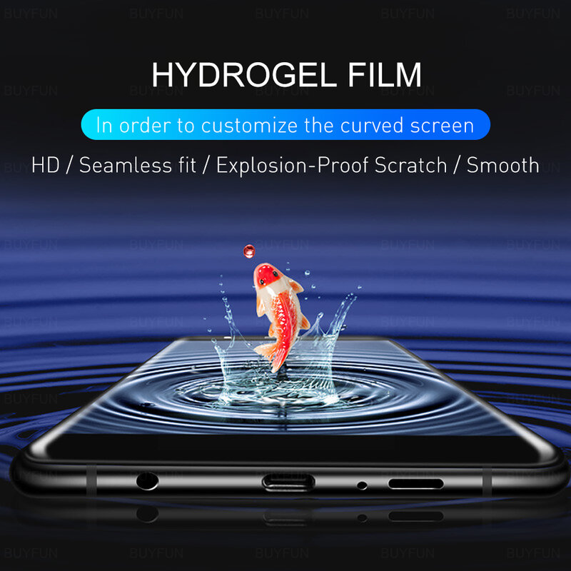 Protector de pantalla de hidrogel para móvil, película protectora para Xiaomi Mi Poco M4Pro, M4 Pro, X4Pro, X4, 4G, 5G, PocoM4, 6,43 ", MZB0B5VIN, 4 Uds.