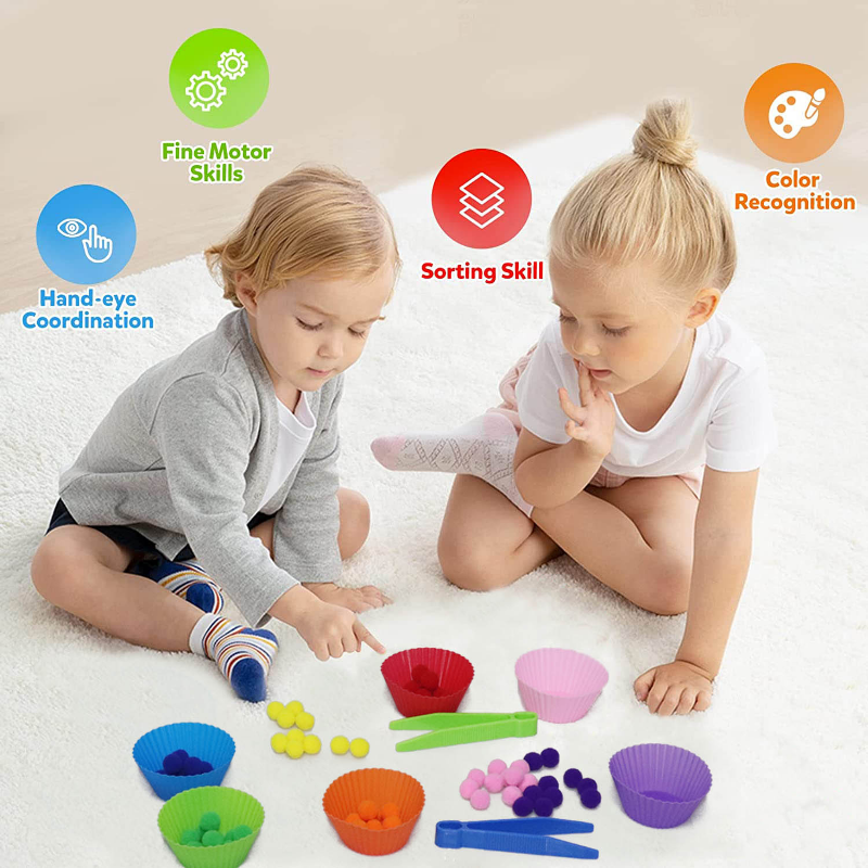 Test Tube Toy for Children Logic Concentration Fine Motor Training Game Montessori Teaching Aids Learning Early Education Toy
