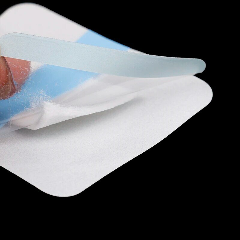 Cinta transparente impermeable para vendaje de heridas, 10 piezas, 6x7CM, película de PU, adhesivo de yeso, cinta de fijación, primeros auxilios