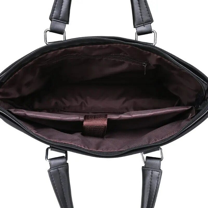 オックスフォード-メンズメッセンジャーバッグ,高品質のメンズショルダーバッグ,防水,黒