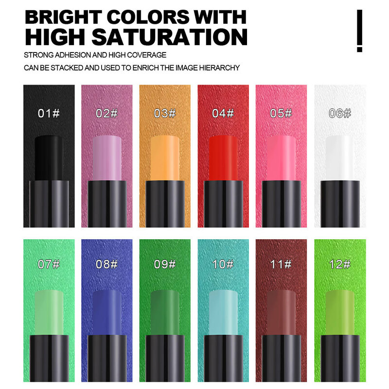 Nieuwe 12 Kleuren Fluweel Matte Lippenstiften Europese En Amerikaanse Stijl Dark Fuchsia Lippenstift Face Painting Producten Cosmetica Voor Vrouwen