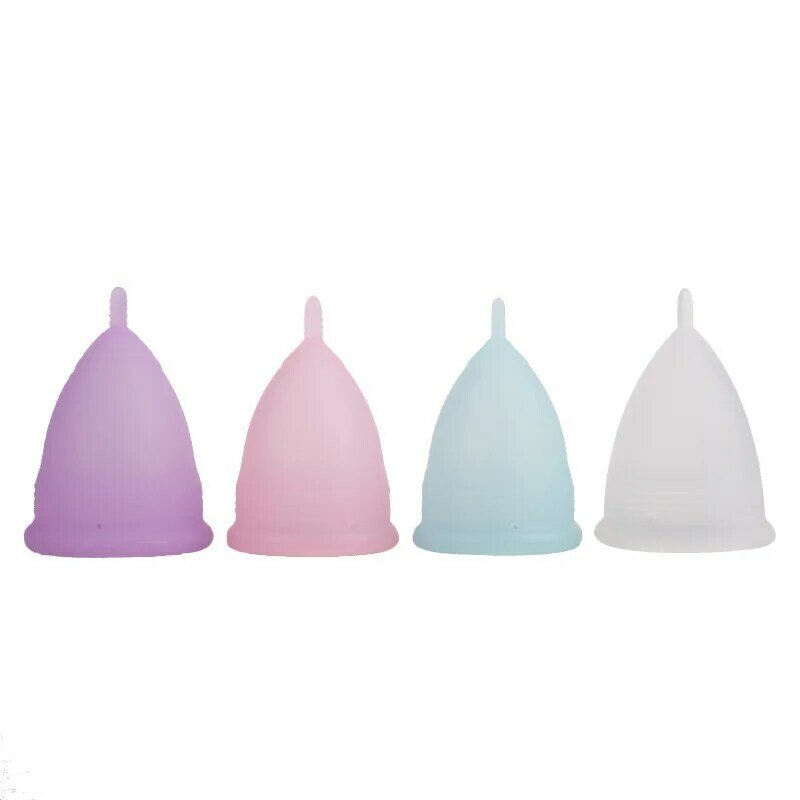 Copa menstrual de silicona para niñas, copa menstrual para evitar fugas laterales para hogares privadas