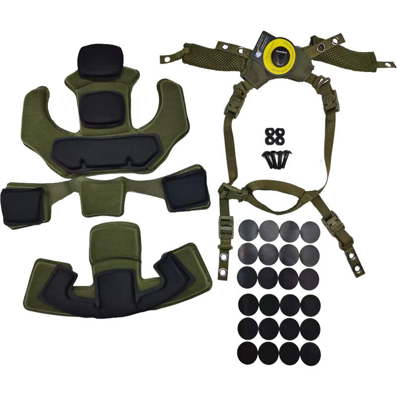 Wendy-sistema de suspensión para casco, ajuste de perilla con almohadilla de esponja delineadora, accesorios para casco de caza al aire libre, MICH rápido