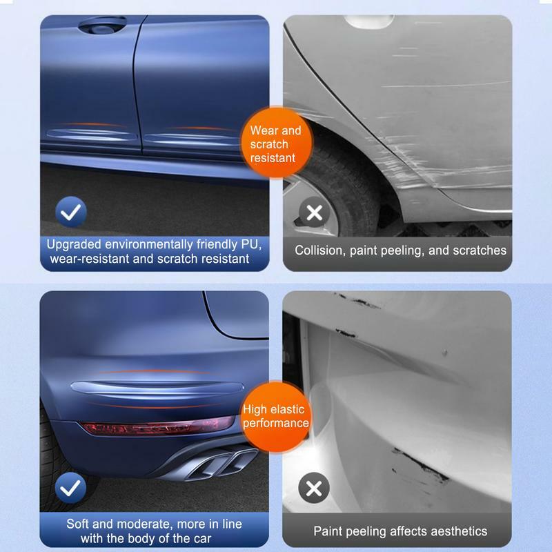 Multifuncional Anti-Colisão Auto Porta Protector, Car Bumper Protector para Veículos, Traceless Protector, 2pcs