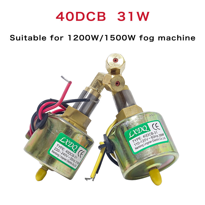 Pompe à fumée et à huile électromagnétique 55dcb 48W 40dcb 31W 30dcb 18W, différents modèles pour pièces de Machine à brouillard 110V ou 220V