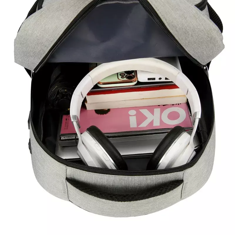 Деловой рюкзак для компьютера с USB-портом для зарядки, мужская сумка с изолированной сумкой для обеда, уличный дорожный Водонепроницаемый ранец