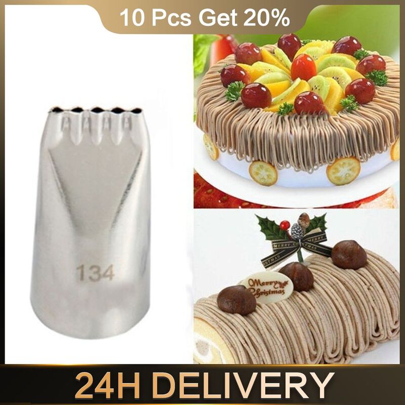 Boquilla de tubo de acero inoxidable multifunción, Ideas decorativas para decoración de pasteles, punta de tubería tejida, herramientas populares para pastelería