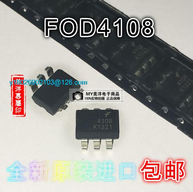 FOD4108 4108 SOP-6 Chip de fuente de alimentación IC, lote de 5 unidades