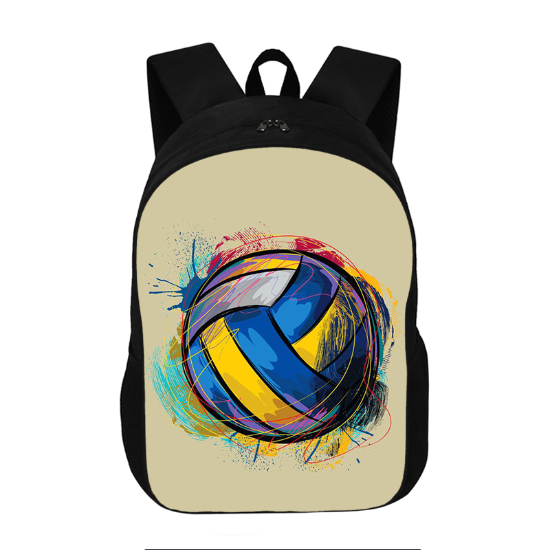 Football Youth Backpack Children's Soccerly Printed School Bag Boys Girls Large-capacity Storage Computer Bag Beautiful Gifts