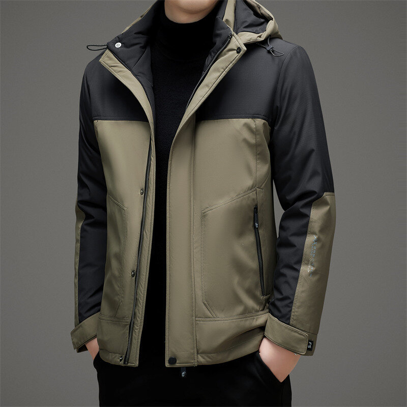 2024 Winter Men's Cold-Proof down Jacket Business Casual Multicolor down Jacket
