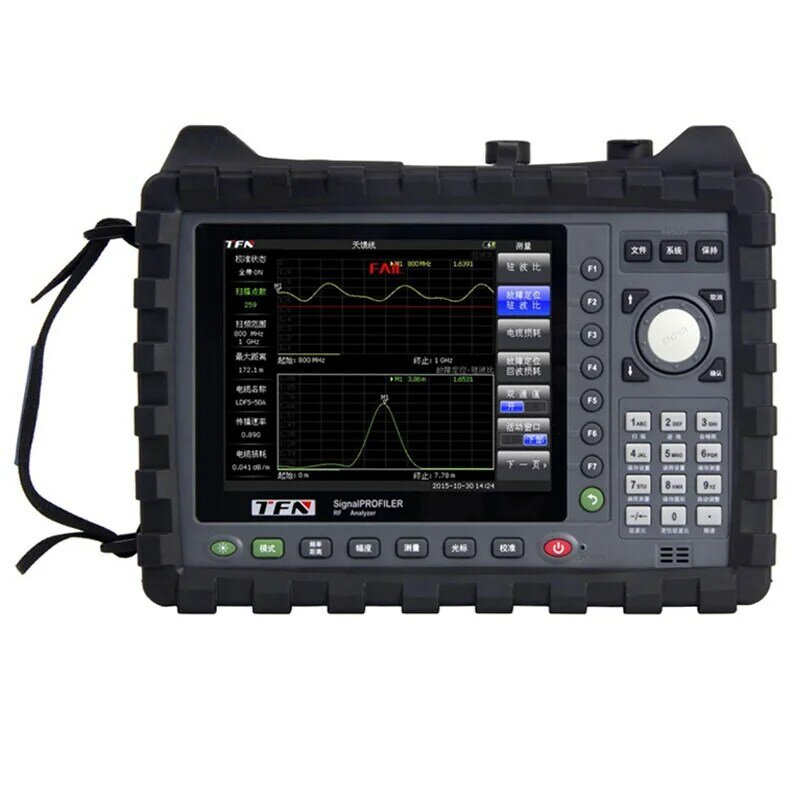 Analisador de Síntese Portátil para Antena Espectro VSWR, Síntese de Sinal Integrada, TFN FMT715C, 4.4GHz