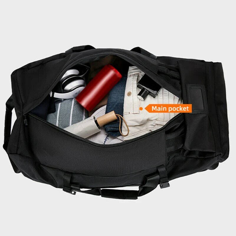 Składana torba podróżna na kółkach Unisex uniwersalna torba podróżna z kołami torby podróżne o dużej pojemności torebka wodoodporna XM135