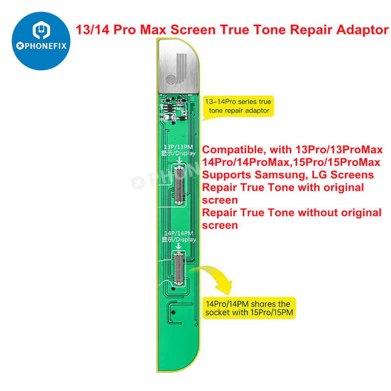 JC jcid จอ V1SE บอร์ดซ่อมโทนสีทรูสำหรับ iPhone 11 12 13 MINI 14 PRO MAX จอ True TONE สีแท้กู้คืนการแสดงผล