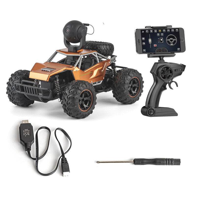 C039W RC Car With 1080P WIFI Camera 30KM/H High Speed Climbing Car 2.4G 4WD Off-Road Vehicle Toys For Boys Gifts