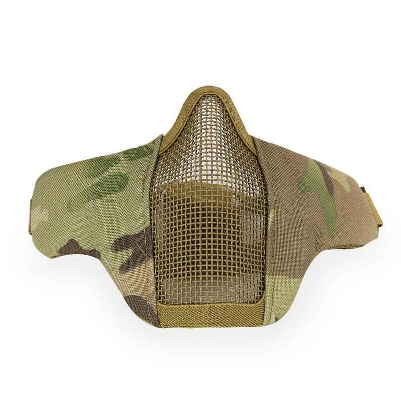 Tactical Protective Half Mask Lightweight Construction Suitable For Outdoor Games