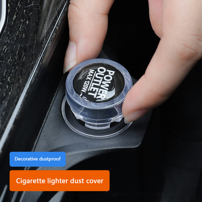 Dustproof Car Isqueiro Plug Cover, Fire Missile Botão Decorações Cap, Veículos automotivos Cigarro Isqueiro Cobre
