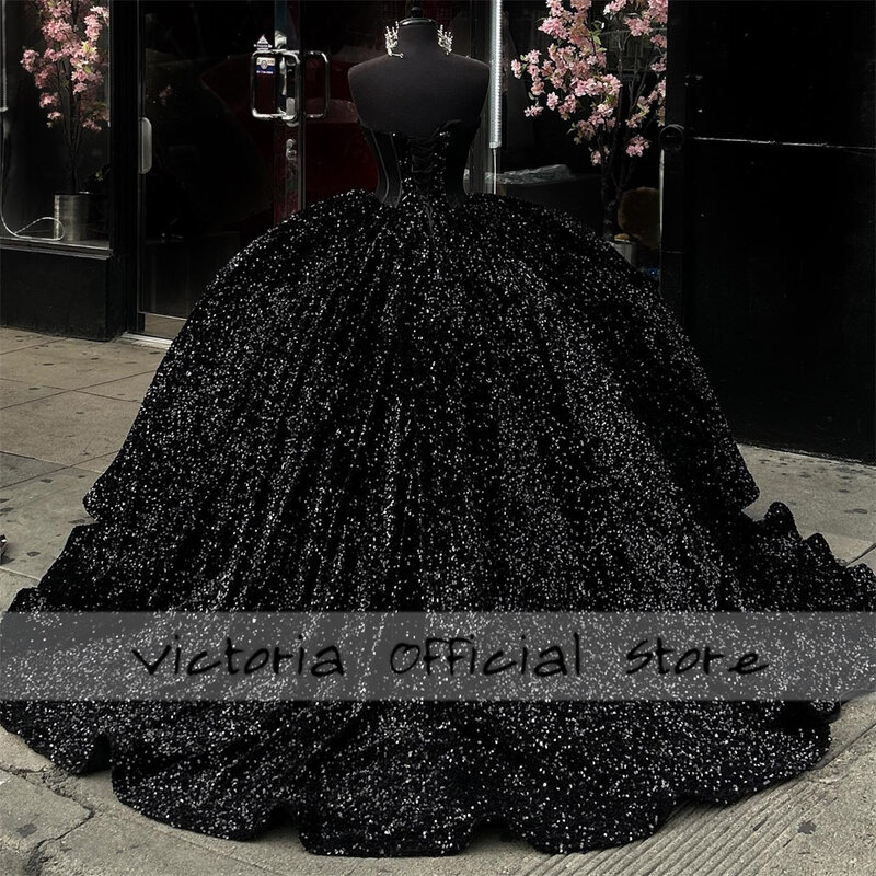 Женское бальное платье, черное серебристое платье в стиле ретро, 15 лет