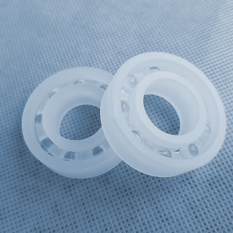 1Pcs PP Plastic Bearings 6200 6201 - 6208 6800 6801 - 6807 Corrosion Resistant No Rust Non-Magnetic Glass Ball Bearings