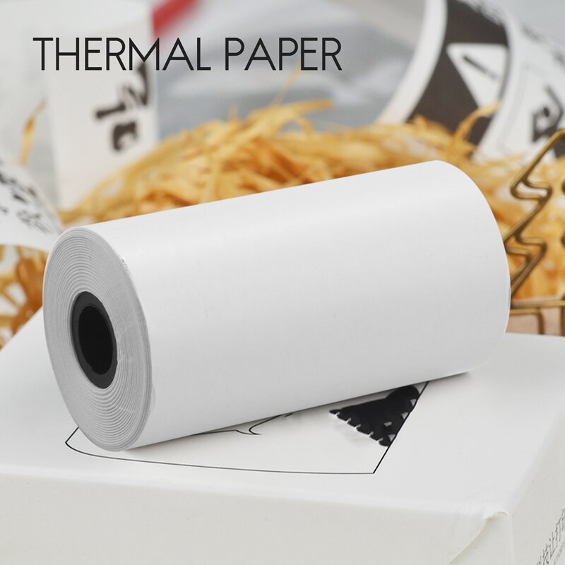 Rollos de papel térmico POS, rollos de papel térmico, compatible con máquina de tarjetas de crédito, caja registradora, 57x30mm, 3 uds.