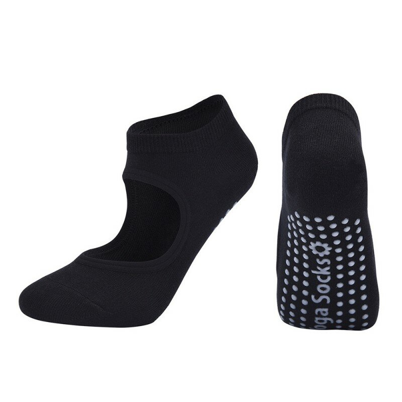 Women High Quality Bandage Yoga Socks Anti-Slip Quick-Dry Damping Pilates Ballet Socks Good Grip For Women Cotton Socks