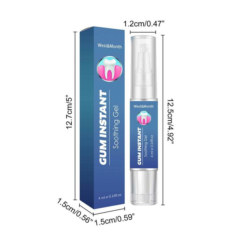 2PCS Soothing Antiseptic Gel Treatment Inflamed Gums Mouth Tissue Transient Mouth Ulcers Tongue Palate Abrasions Care Teeth
