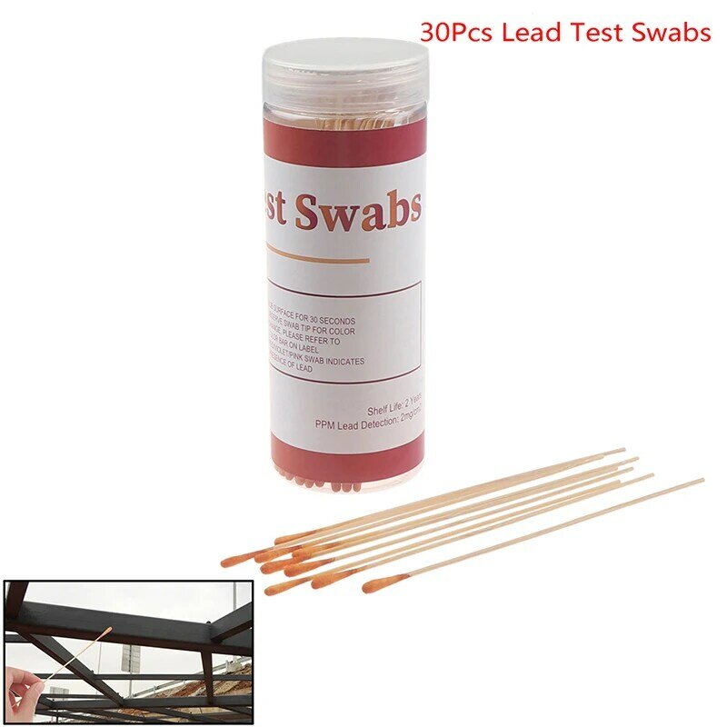 Laboratory Lead Test Kit with 30 Testing Swabs Rapid Test Results in 30 Seconds