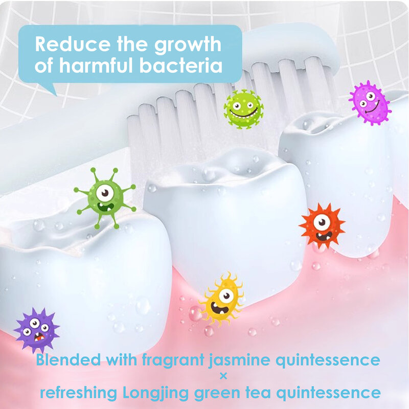 ยาสีฟันฟอกสีฟันกลิ่นมะลิโหยหาชาเขียวทำความสะอาดช่องปากหายใจสดชื่นซ่อมแซมและปกป้องฟัน