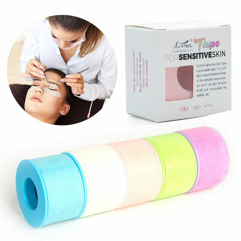 Siliconen Gel Wimper Tape Ademend Gevoelig Bestendig Onder Eye Pad Patches Niet-Geweven Medische Tape Wimpers Verlengstukken