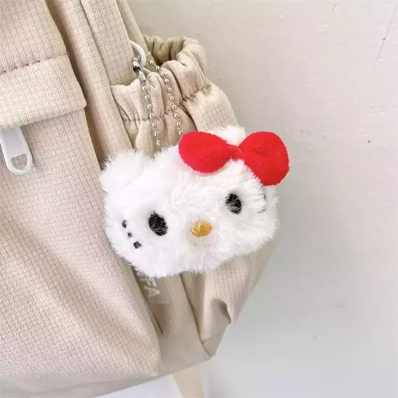 Sanrio HelloKitty Things Plush Doll Toys Anime Kawaii Cinnamoroll Kuromi Keychain Bag Decorative Accessories Backpack Girl Gift