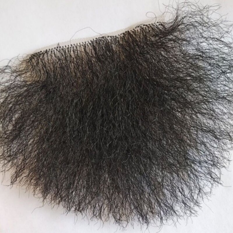 Patch per capelli pubici di simulazione bambola per toppe per peli pubici maschili e femminili, toppa per capelli neri invisibili e traspiranti