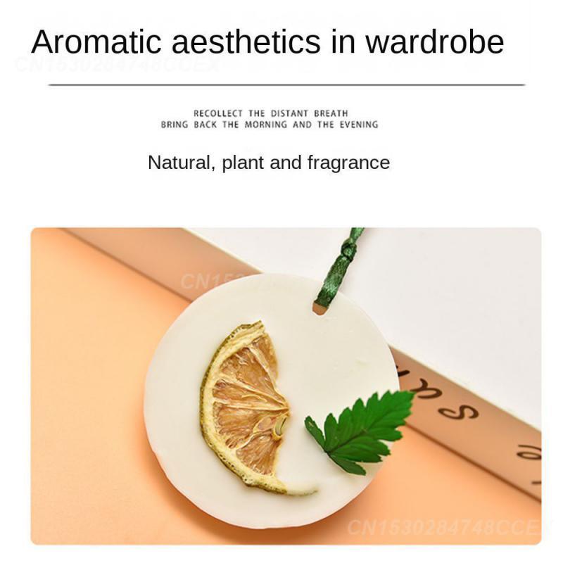 1~4PCS Incense Pendant Slice Natural Plant Extracts 180ml Aromatherapy Wax Tablet For Home Office Toilet Fresheners Lasting