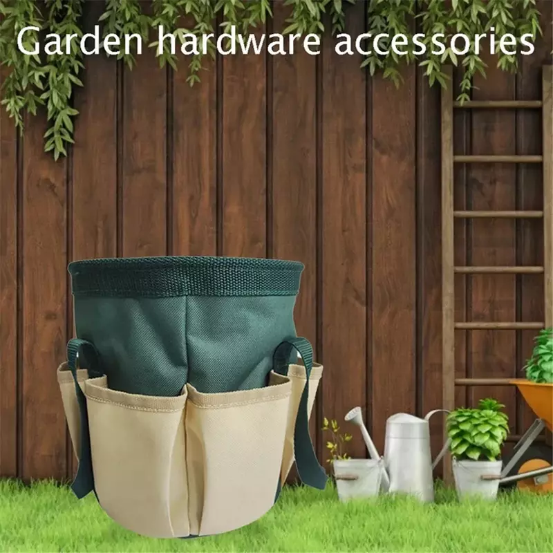 Bucket Portable Tool Bag 3.5 Gallon Tool Bag Garden Tools Multi Pocket Garden Small Kit Accessories Light Waterproof Tool Bucket