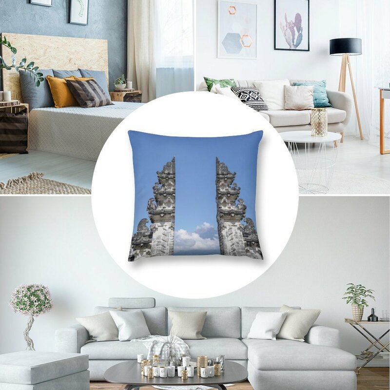 bali the gate of heaven lempuyang bali temple Throw Pillow Sofas Covers Anime Decorative Pillow Covers For Sofa
