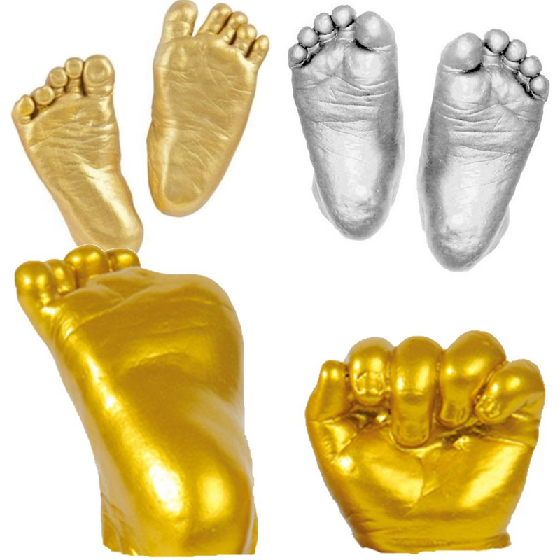 3d Gips Handabdrücke Fußabdrücke Baby Hand Fuß Casting Kit DIY Andenken Geschenk